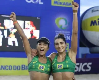 Brasil faz dobradinha no Sul-Americano de vôlei de praia