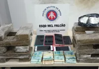 Ação apreende 19 quilos de maconha e R$ 18 mil na Bahia