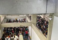 Assalto dentro de estação causa caos no metrô de Salvador