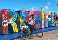 Baiano pedala mais de 2.600 km e ainda vence mundial de Beach Tennis