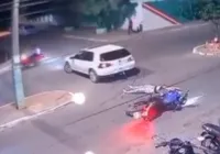 Bom Jesus da Lapa: mulher fica ferida após acidente entre moto e carro