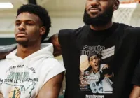 Bronny James passa bem após incidente em treino de basquete