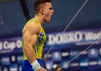 Caio Souza lidera ginástica brasileira em etapa da Copa do Mundo