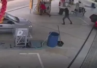 Câmera de segurança registra assassinato de frentista na Bahia