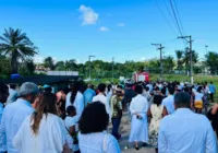 Corpo de Mãe Bernadete é enterrado junto ao do filho em Salvador