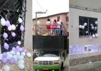 Família de mulher morta por ex-marido faz protesto em Simões Filho