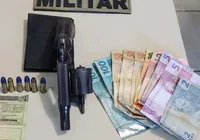 Homem é preso com revólver em rodovia baiana