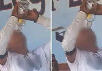 Homem morre depois de beber um litro de pinga em aposta