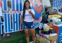 Lateral do Bahia celebra momento do futebol feminino: "Gratificante"
