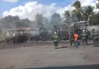 Laudo vê como criminoso incêndio em garagem de ônibus de Petrópolis