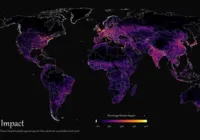 Mapa mostra em detalhes o impacto humano no mundo
