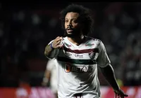 Marcelo desfalcará o Fluminense nas quartas de final da Libertadores