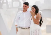 Mirella e Gabriel revelam sexo do primeiro bebê em chá revelação