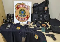 PF apreende no Rio equipamentos de falso policial federal