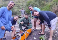 Turista é resgatado após cair durante escalada em Lençóis