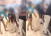 Vídeo: homem flagrado furtando carnes e bebidas em mercado é preso