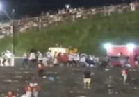 Vídeo: show em jogo do Vitória termina em pancadaria no Barradão
