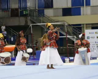 Abertura do Campeonato de Ginástica tem música e atletas de ponta