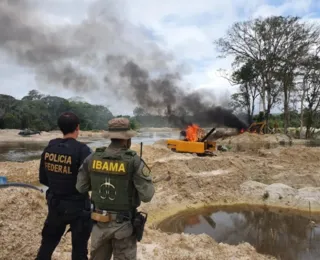 Ações do Ibama diminuem alertas de garimpo ilegal no Pará