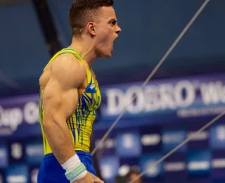 Caio Souza lidera ginástica brasileira em etapa da Copa do Mundo