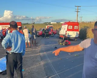 Colisão entre motos deixa uma pessoa morta na BA-026