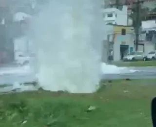 Embasa conclui reparo em adutora que rompeu no Vale do Canela