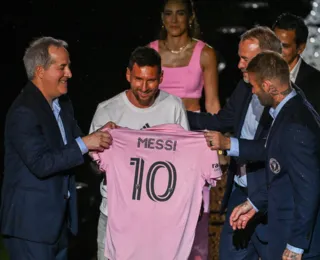 Messi é apresentado em festa no estádio do Inter Miami