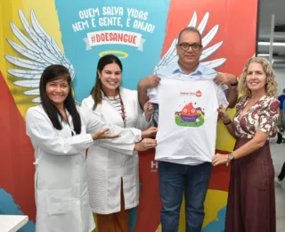 Muniz visita Hemoba e faz campanha de doação de sangue nas redes