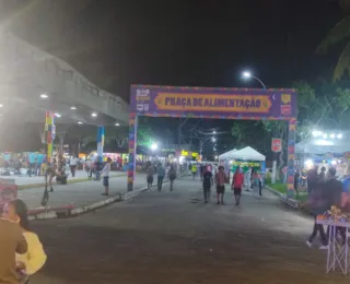 Na festa de São João no Parque, comidas típicas juninas fazem falta