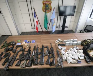 Operação apreende 13 fuzis em Salvador, número recorde na Bahia