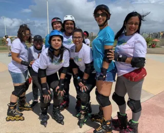 Patinação une esporte com a solidariedade