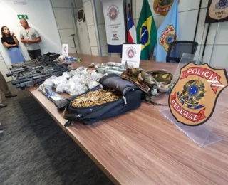 Polícia já apreendeu 1.600 armas na Bahia apenas em 2023