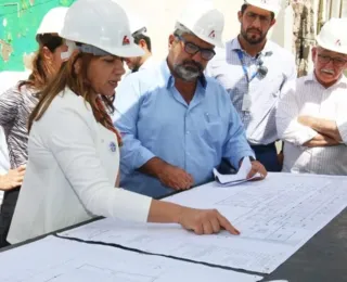 Roberta Santana detalha situação das obras do Hospital da Mulher