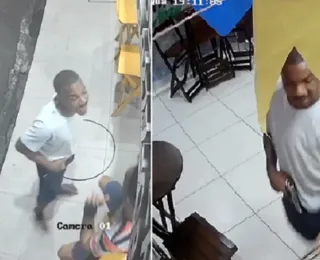 Vídeo: câmera de segurança flagra assalto a lanchonete em Salvador