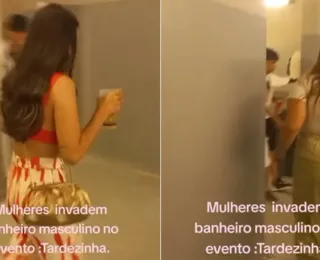 Vídeo: mulheres "invadem" banheiro masculino durante show no Mineirão