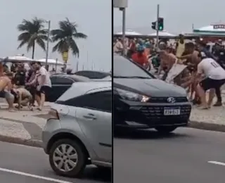 Vídeo: torcida organizada espanca argentino em Copacabana