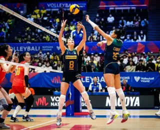 Vôlei: Brasil perde para China em estreia da Liga das Nações