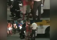 Acidente com ônibus deixa homem ferido em Mussurunga