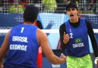 André e George superam cubanos e faturam ouro no vôlei de praia
