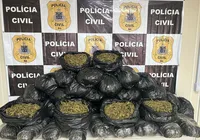 Após operação em hotel, polícia apreende mais 40 kg de maconha