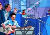 “Atiraram no Pianista”, animação com Caetano Veloso, ganha pôster