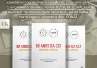 Bahia será sede do 44º CONAT com celebração dos 80 anos da CLT