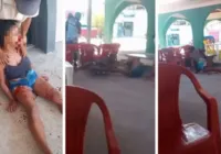 Casal briga em bar no interior da Bahia; assista