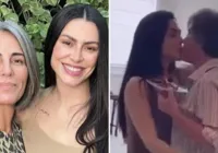 Cleo e Glória Pires são criticadas por beijo na boca em aniversário