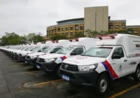 Com investimento de R$ 18 mi, Governo da Bahia entrega 68 ambulâncias