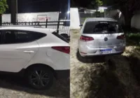 Dupla é presa com arma e carros roubados em Lauro de Freitas