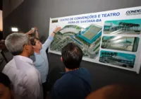 Estado inicia obras do centro de convenções e teatro de Feira