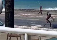 Homem é agredido com golpes de facão na Orla de Salvador