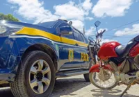 Idoso é preso com moto furtada no interior da Bahia