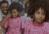 Lázaro Ramos emociona ao conscientizar filha sobre cabelo afro:"coroa"